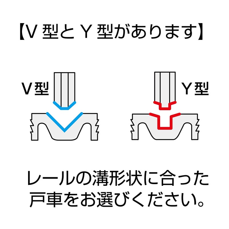 Shimizu New Hikari SH-WGH 30V Two-Dimensional Adjustable Door Wheel V