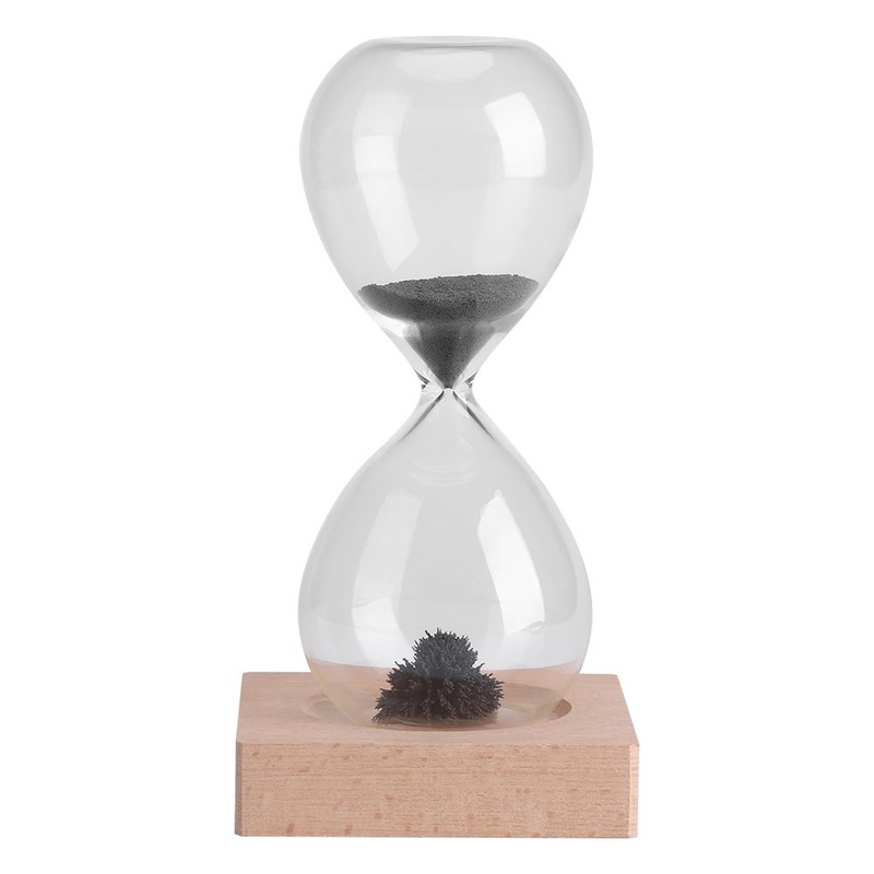 Magnetic Sand Timer Sand Timer, Classic Glass Sand Timer with