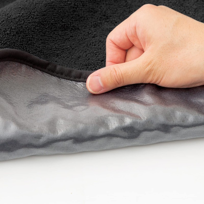 Bonform 4042-10BK Seat Cover, Absorbent, Waterproof, 1 Front Seat, Black