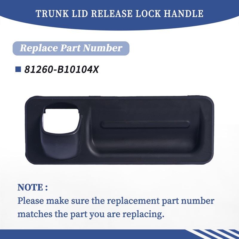 Getfarway 81260-B10104X Trunk Lid Release Lock Handle Switch Compatible with