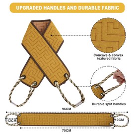 AYBUY Exfoliating Back Scrubber for Shower, 37 Inches Back Washer with Handles, Body Exfoliator Bath Tool for Women and Men, Exfoliate Washcloth to Scrub Your Body Deeply for Exfoliation