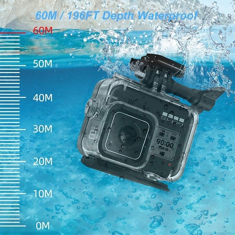 F1TP Waterproof Case for Go Pro Hero 8 Black,196Ft Protective