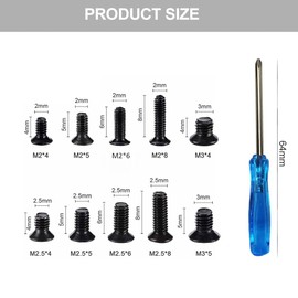 500 Piece Computer Screws Set, PC Screws Assorted Set, PC Screws Set, M2 Screws, Laptop Screws, Laptop Screws Set, Motherboard Screws, PC Motherboard Screws