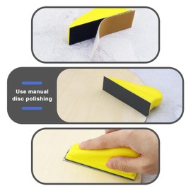 Micro Sander Set Mini Sander Sanding Tool with 105pcs Sandpaper P80 P120 P180 P240 P400 P1000 P1500 Grit for Detail Sanding