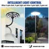 LINEBA 11000W 360° Solar Street Lights Outdoor IP66 Dusk To