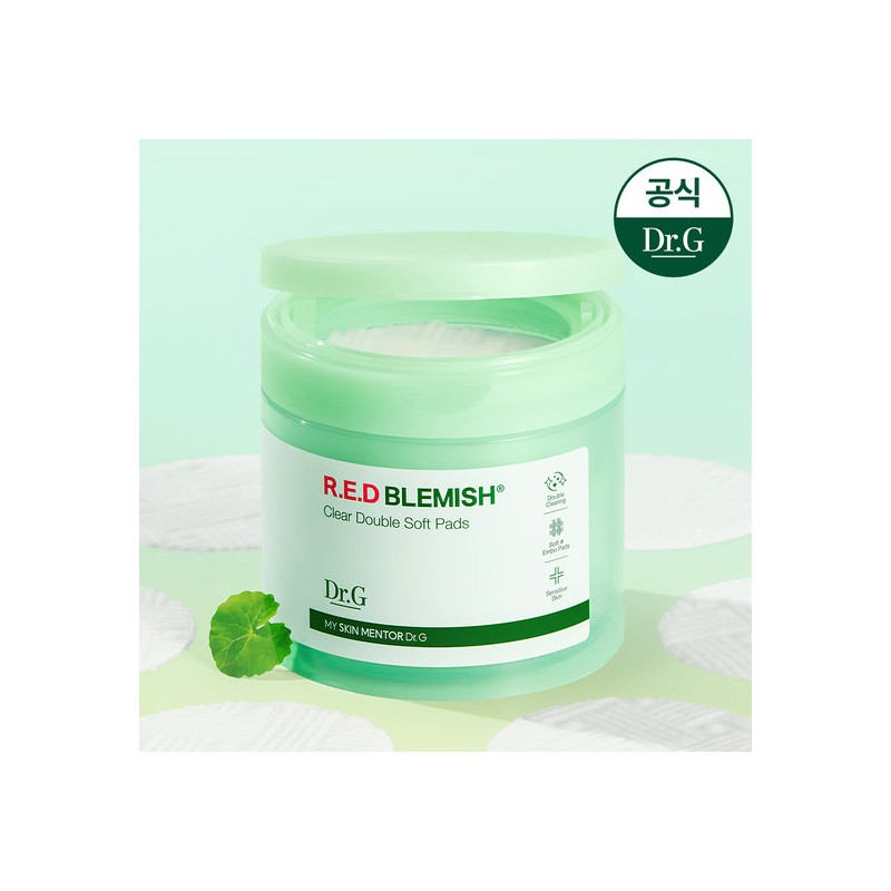 Dr.G Red Blemish Clear Double Texture Pads 60 Sheets /