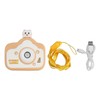 Kids Digital Camera Khaki 40MP HD Dual Camera Children's Cartoon