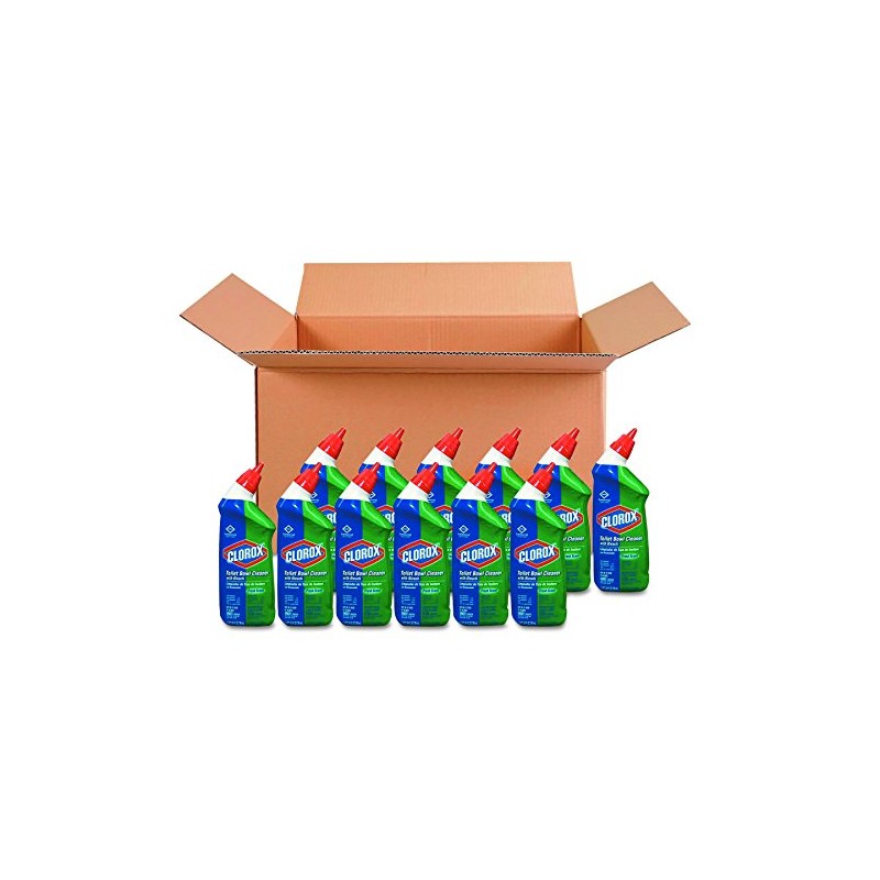 Clorox 00031CT Toilet Bowl Cleaner with Bleach, Fresh, 24oz Bottle