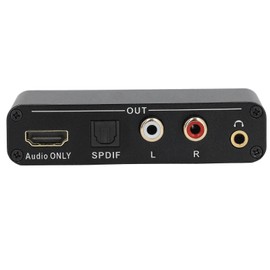 Pyhodi EARC Audio Converter, ARC to Analog Stereo HDMI Extractor, Supports eARC & ARC, Up to HD 7.1 Channels, for Amplifier, Speaker, Headphones