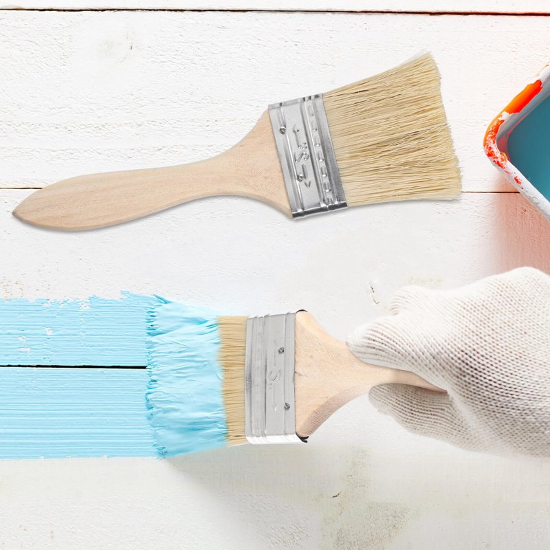 NUOLUX Paint Brushes Paint Brushes 10pcs Wooden Handle Paint Brush