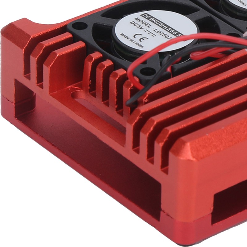 Aluminum Alloy Case Box with Dual Fan Heat Dissipation Accessory