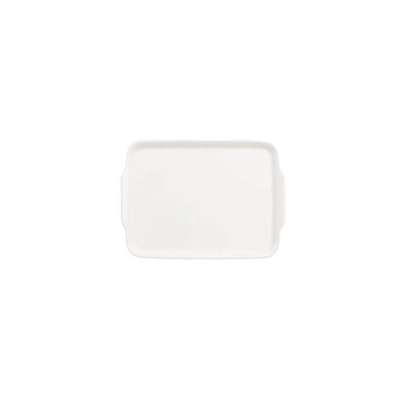 Villeroy & Boch Royal Serviertablett, Premium Bone Porzellan, Weiß