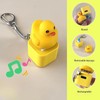 Duck Quacking Keychain & Cat Meowing Keychain, Funny Quacking Duck