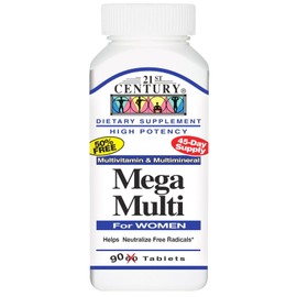 21st Century Mega Multi for Women, 90 Tabs