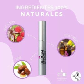 Serum Para Crecimiento De Pestañas Y Cejas Bloom Organics