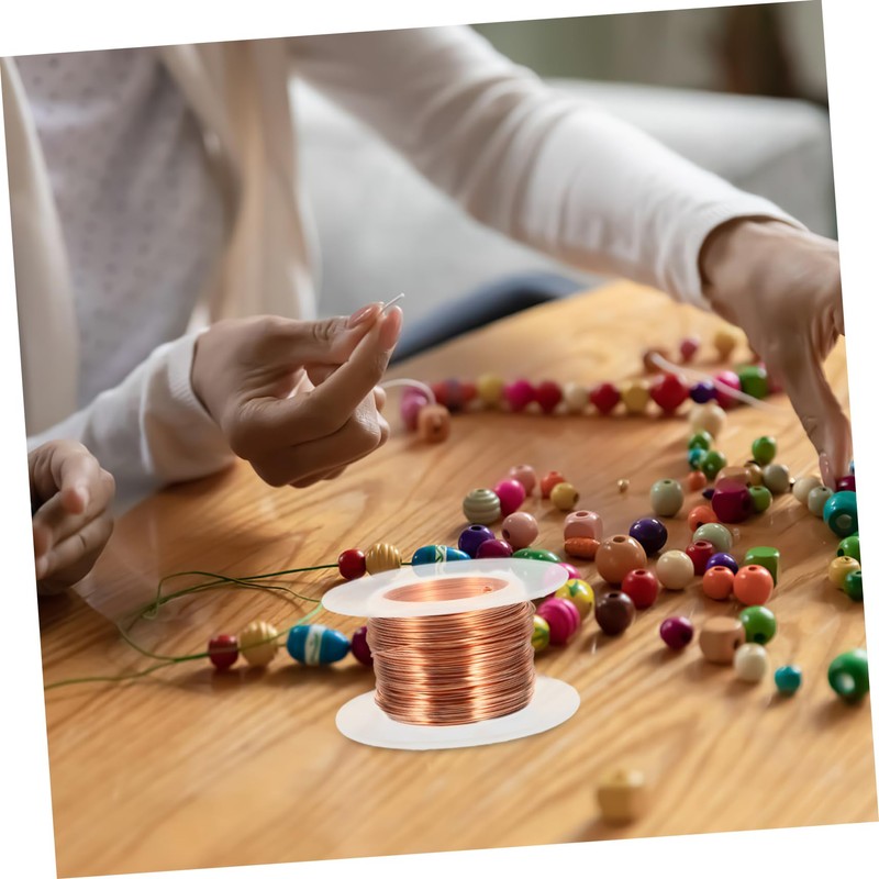LALAFINA 1 Roll Soft Copper Wire Feet Pure for Jewelry