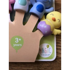 Unbranded Magic Years Happy Friends Finger Puppets - 5 Piece Set