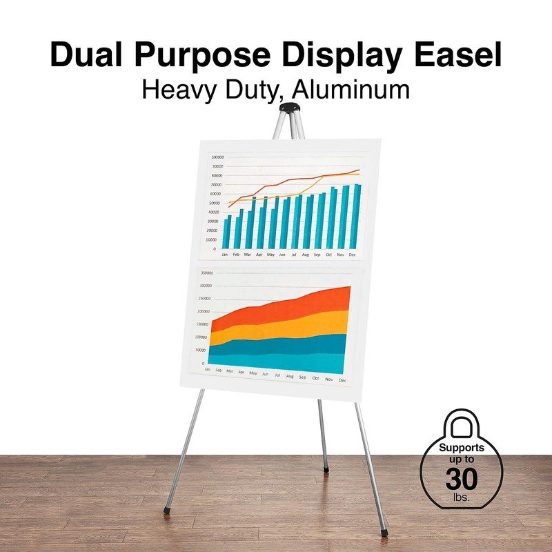 Staples Hd Flipchart/Easel Aluminum