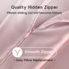iCooBreeze 22 Momme Silk Pillowcases 100% Mulberry Silk Double Sided,