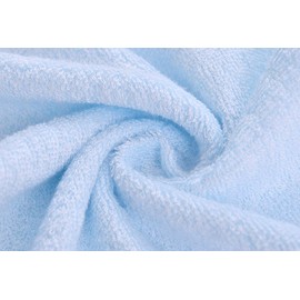 Tosnail 20 Pack 10" x 10" Ultra Soft Bamboo Fiber Baby Bath Washcloths and Towels - Assorted 5 Colors