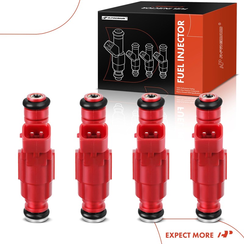 A-Premium 12 Holes 4Pcs Fuel Injectors Compatible with Hyundai Elantra