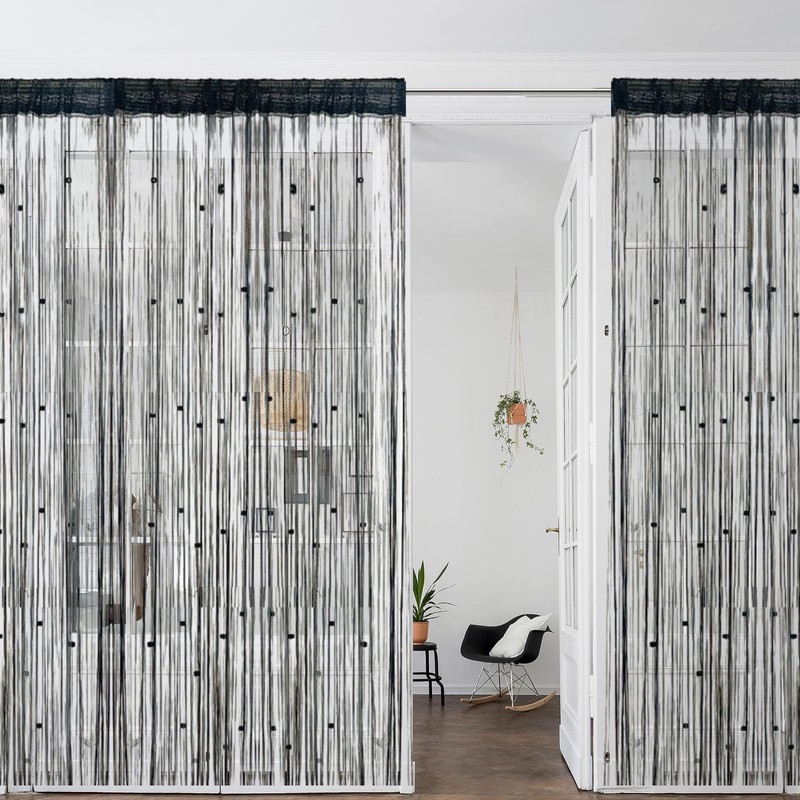 BMYUK Screen Curtains For Window Doorway Beads Curtain Room Divider