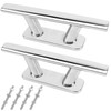 VEITHI 2 Pack Boat Cleat Stainless Steel,Dock Cleats 6 inch,Rope