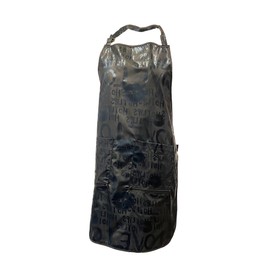 Kobe Hairdressing Black Hot Lips Apron - Waterproof with 2 Large Pockets & Adjustable Neck Strap