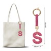 sourcing map Alphabet S Letter Bag Charm Rhinestone Initial Alphabet