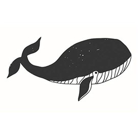 May and Berry Wooden Stamp Whale 35 x 55 mm
