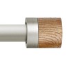 Nickel Curtain Rods for Windows 72 to 144 Inches(6-12ft),1 inch