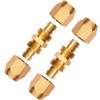 Pronese 2 Pack Soild Brass HPT Air Reusable Hose Splicer
