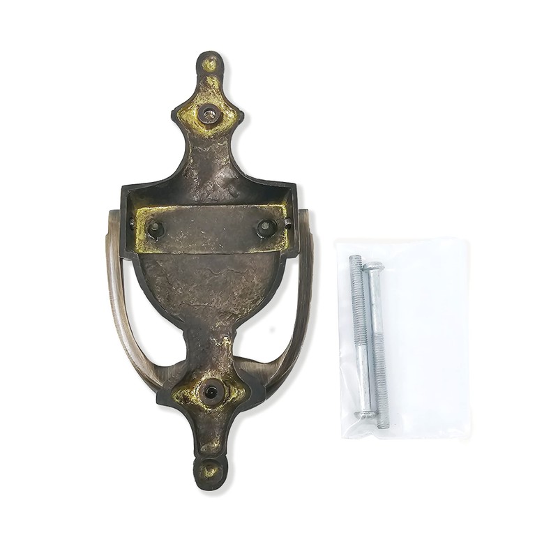 Exclusively Irish Claddagh Door Knocker for Front Door Celtic Brass