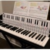 QMG Piano and Keyboard Note Chart, Ideal Visual Tool for