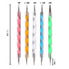 LIKENNY Double Ended Nail Art Dot Stick, Nail Brush, Nail