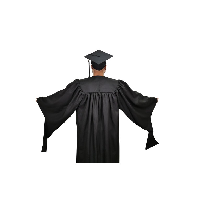 Unisex Masters Cap and Gown with 2025 Year Charm, Masters