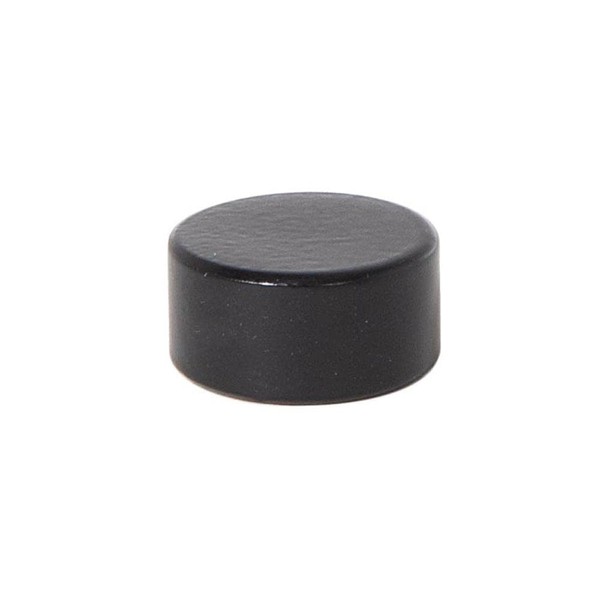 B&P Lamp® Solid Brass Flat Cap, Tapped 1/8IP, 3/8 Inch