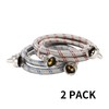 Solimeta Stainless Steel Washing Machine Hoses with 90 Degree Elbow,