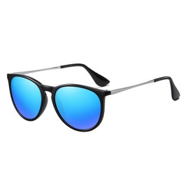 Ougenni Sunglasses Womens Vintage Polarized Men Sunglasses Round Classic Retro Sunglasses UV Protection Lens