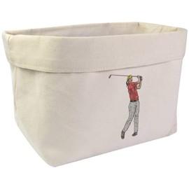 Large 'Golf Lady' Canvas Organiser/Storage Bag (OR00030994)