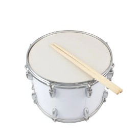 Professional 14 X 10 Inches Marching Drum Set Key Strap White Metal Percussion Instrument Maple Steel Chambers Model D0100X3TMGXdefault: default title