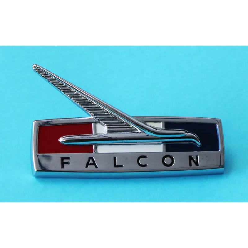 Maryland Mustang New! 1964 Ford Falcon Chrome Front Fender Emblems