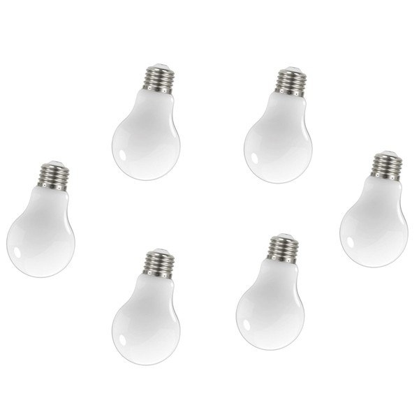 Satco S12420-8.2 Watt LED A19 Soft White Bulbs - 6 Pack
