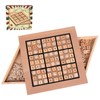 GOTHINK Wooden Sudoku Puzzle Set, Challenge Your Mind with 11.6