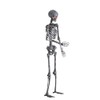 Home Accents Holiday 5 ft. LED Pose-N-Stay Ash Skeleton