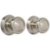 Classic Rope Rosette Set with Matching Rope Door Knobs Double