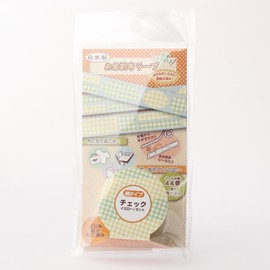 Yunineemu Name Cloth Tape, Check Y/M, 0.8 inch (21 mm) Cut AJUN-86