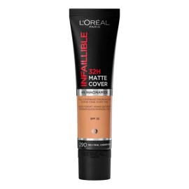 Base de maquillaje lquida LOral Paris Infallible Infaillible Matte Cover Base de Maquillaje tono 290 - golden amber - 30mL                            