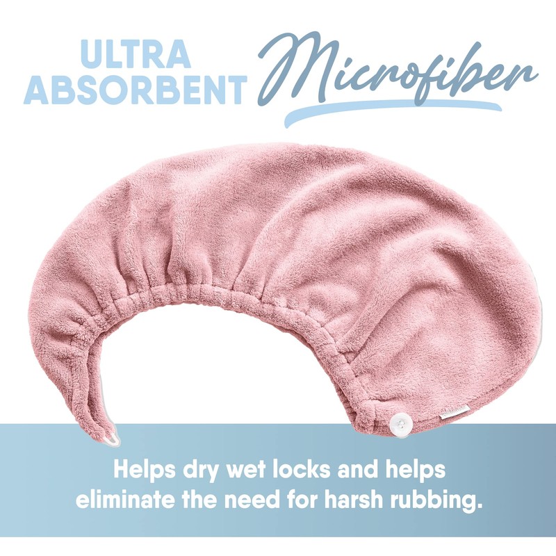 Microdiy - Accesorio de baño para el pelo, ultra absorbente,