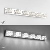 Aipsun 6 Lights 41in Crystal Vanity Lights Over Mirror Long